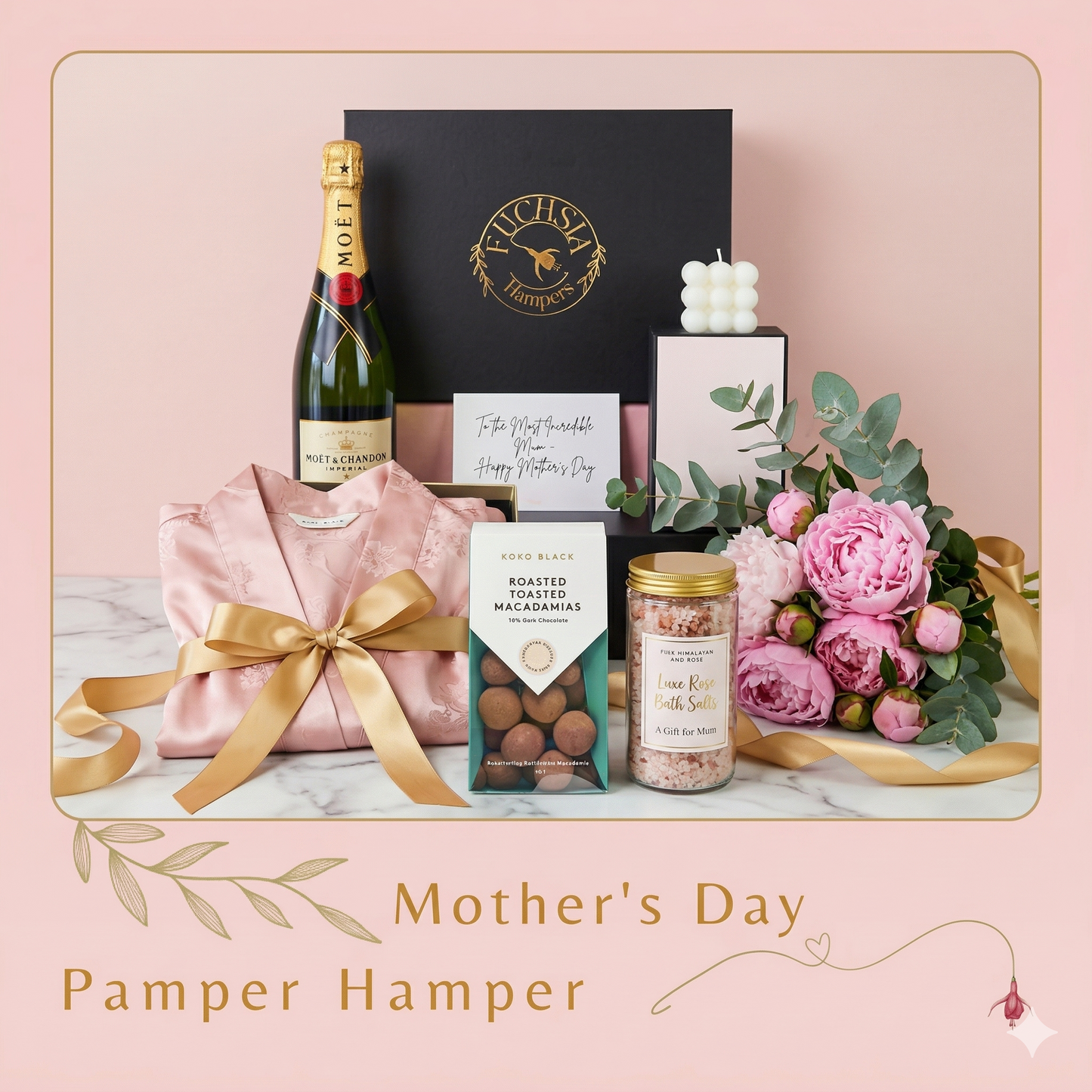 Mother's Day Pamper Hamper | Sydney Delivery | Fuchsia Hampers