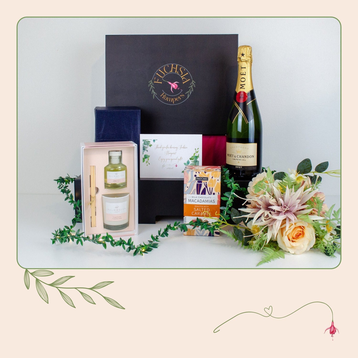 Luxury gift hampers for her — Fuchsia Hampers, Sydney