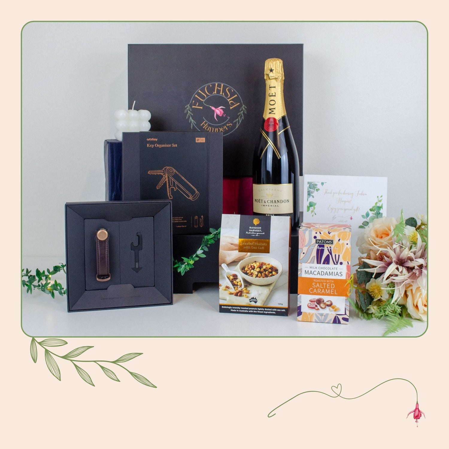 Luxury gift hampers for him — Fuchsia Hampers, Sydney