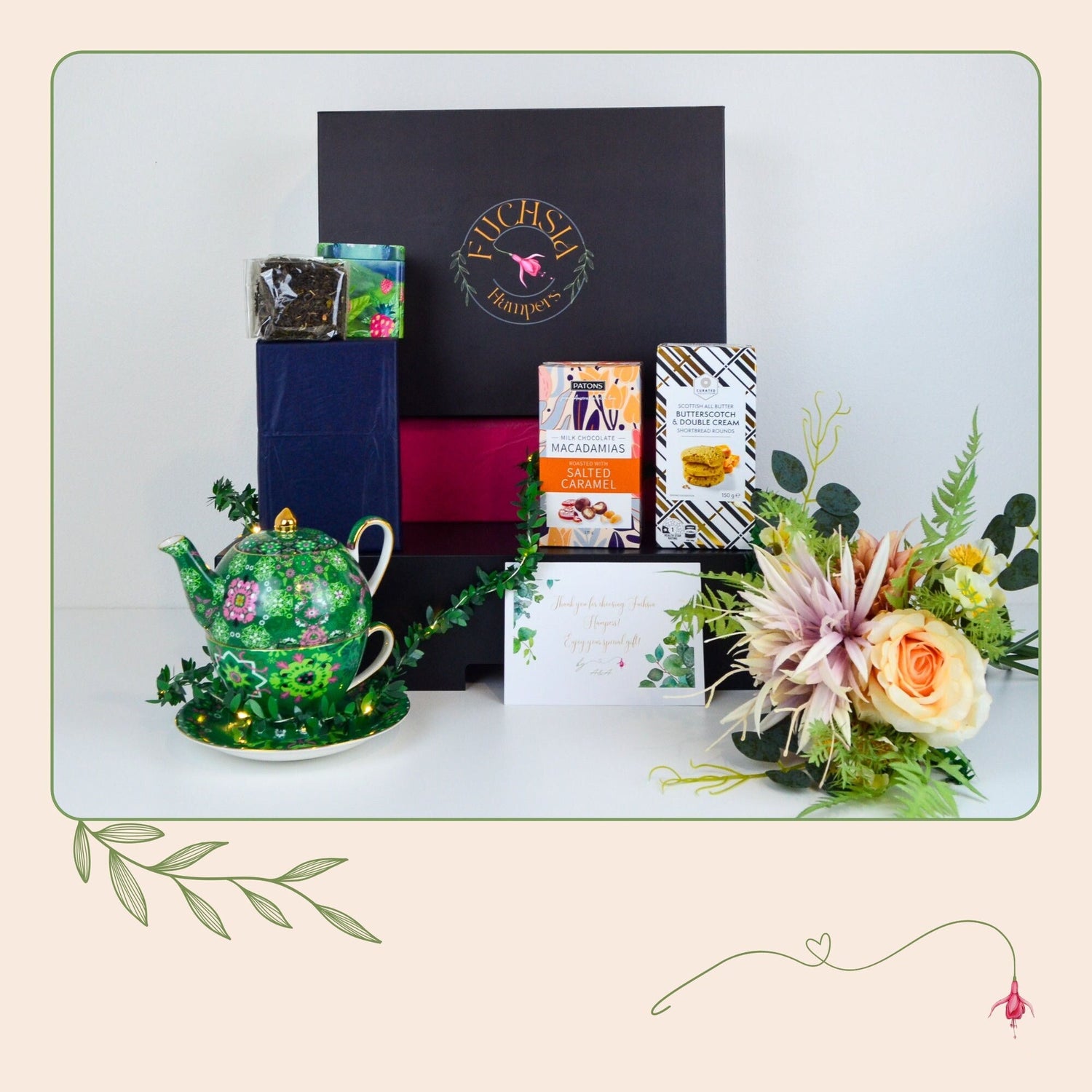 Gifts $120 to $180 luxury gift hamper — Fuchsia Hampers, Sydney