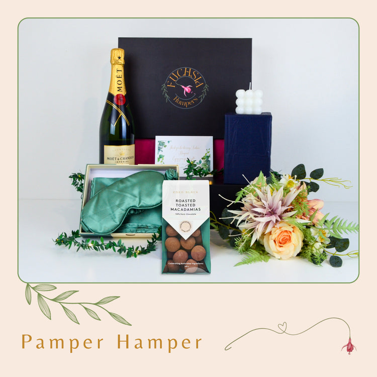 Luxury Moët gift hamper — Fuchsia Hampers, Sydney